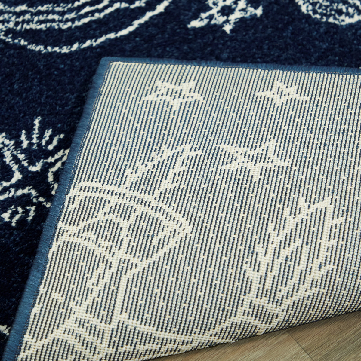 Velmora™ Navy Space Indoor Kids Rug, 4' x 5'5"