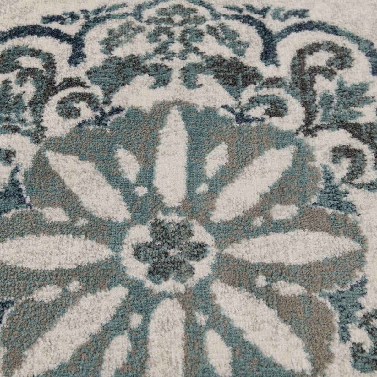 Velmora™ Teal Medallion 3 Piece Indoor Area Rug Set
