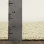 Velmora™ (2 pack) Dylan Solid Diamond Indoor Accent Rug, Beige, Skid-Resistant, 2 ft 6 in x 3 ft 10 in