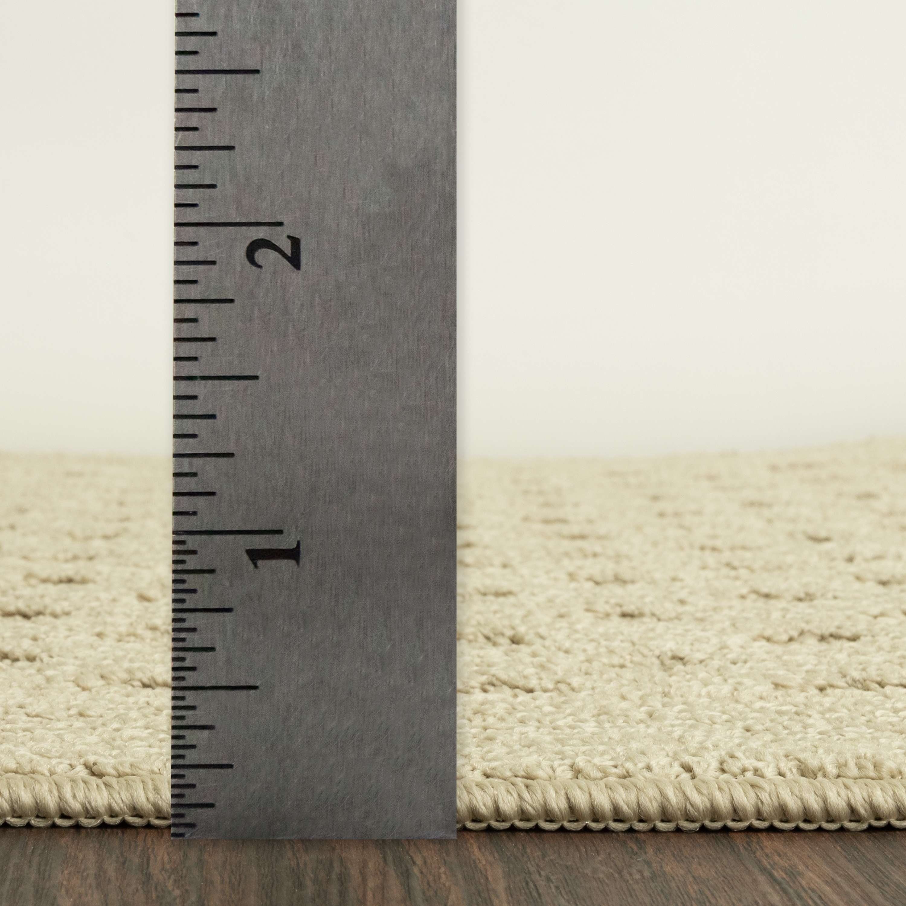 Velmora™ (2 pack) Dylan Solid Diamond Indoor Accent Rug, Beige, Skid-Resistant, 2 ft 6 in x 3 ft 10 in