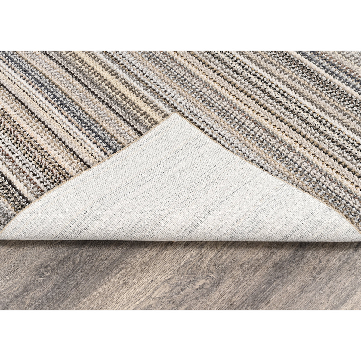 Velmora™ (4 pack) Carnival Stripe Polypropylene Indoor Area Rug, Assorted Earth Tones, 3 ft x 5 ft