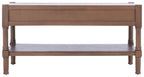 Velmora™ Filbert Solid 2 Drawer Coffee Table, Brown