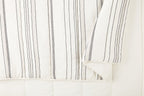 Velmora™ Ticking Stripe Cotton Quilt, Off-White, Full/Queen, All Ages