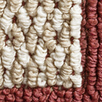 Velmora™ Faux Sisal Red Border Indoor Area Rug Set, 3 Piece