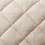 Velmora™ Diamond Gauze Quilt, Full/Queen, Beige Bedding