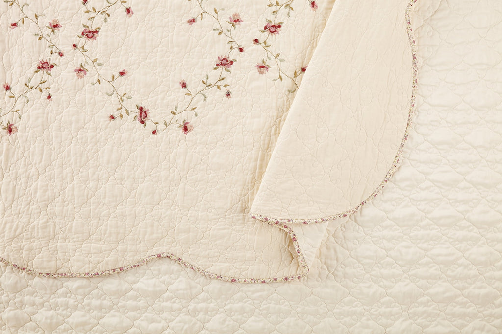 Velmora™ Hannalore Cotton Quilt, Burgundy, Full/Queen, All Ages