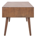Velmora™ Mozart Mid-Century 2 Drawer Coffee Table, Brown