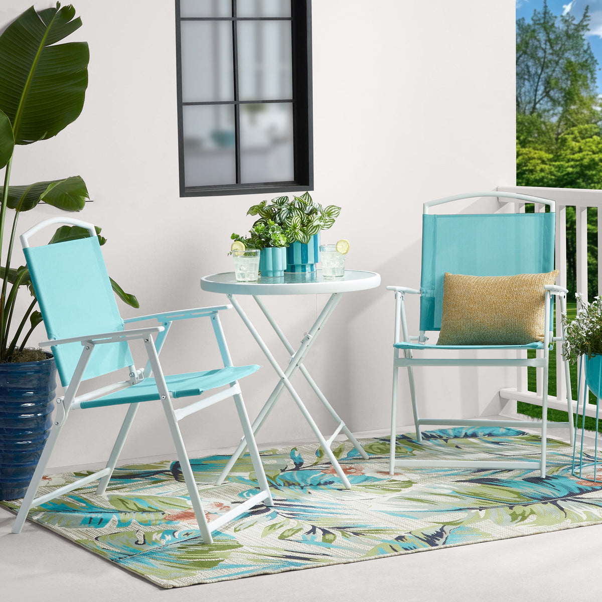 Velmora™ Albany Lane 3-Piece Bistro Set, Aqua