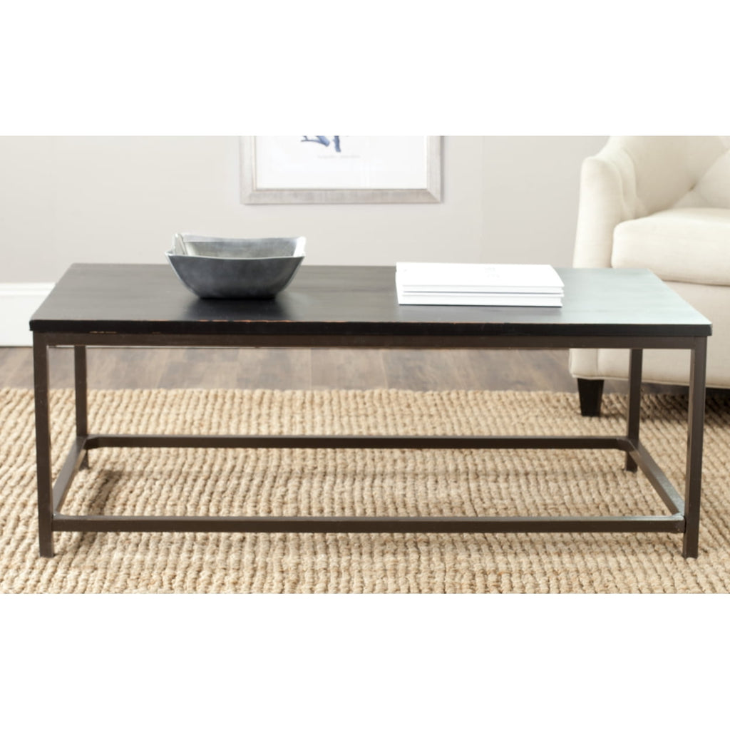 Velmora™ Alec Coffee Table Distressed / Black