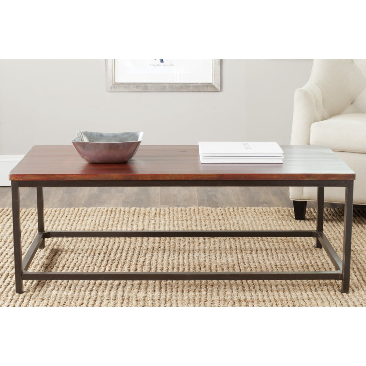 Velmora™ Alec Coffee Table Distressed / Black