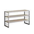 Velmora™ Farmhouse 3 Tier Shoe Rack, Gray, 30" W x 12" D x 18" H