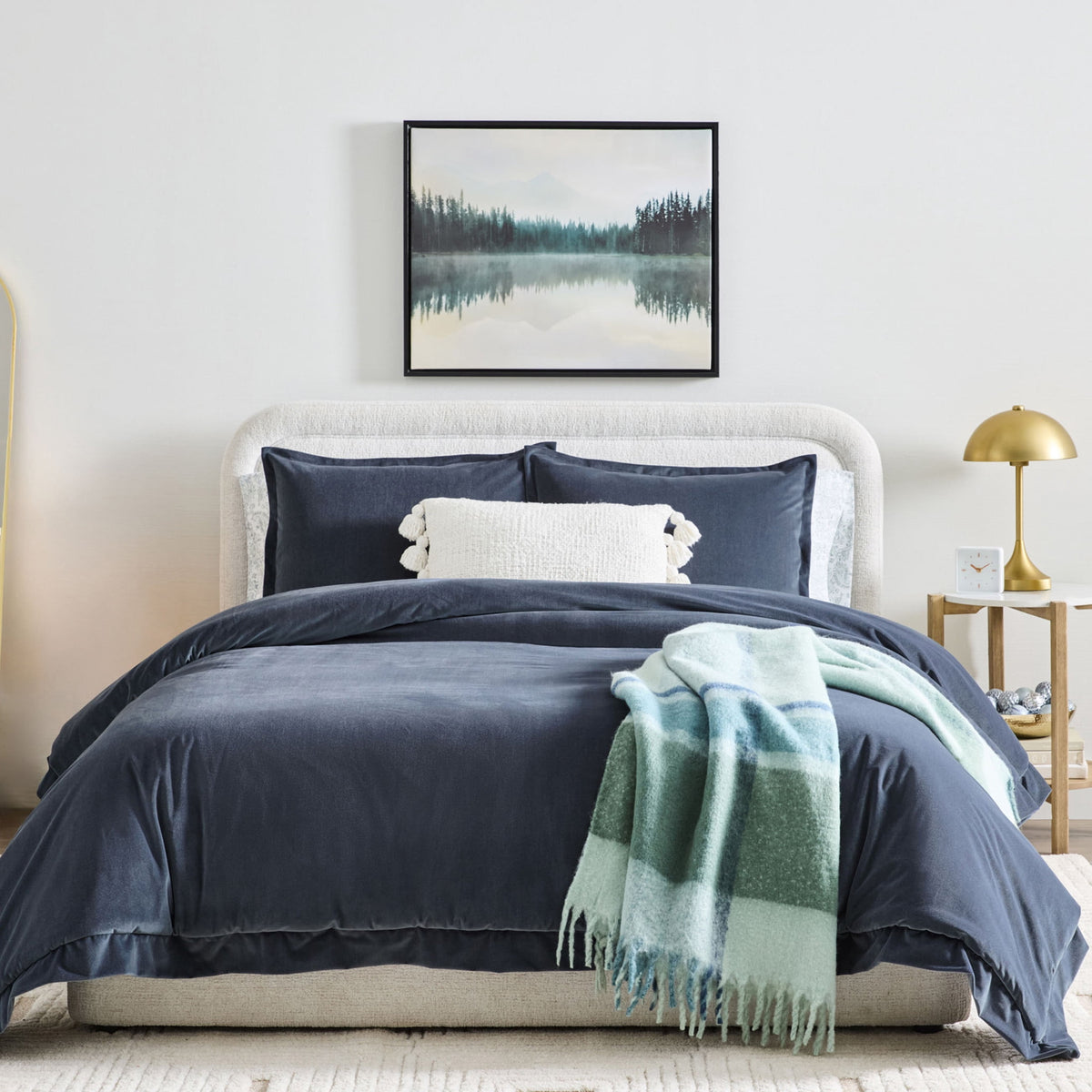 Velmora™ 3-Piece White Paisley Matelasse Comforter Set, Full/Queen - All-Season Bedding