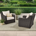 Velmora™ Bellamy Outdoor 2-Pack Lounge Chairs, Dark Brown