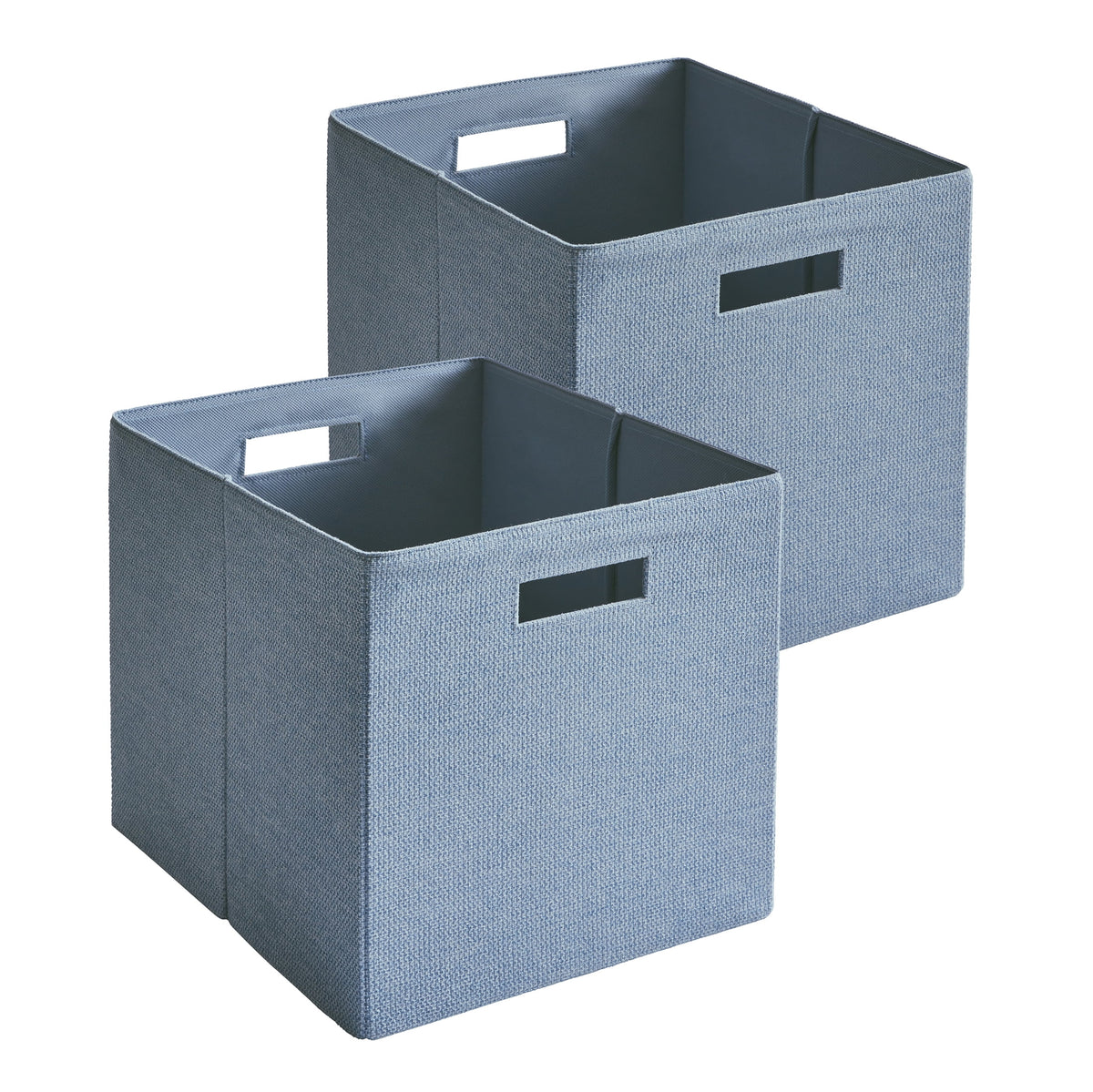 Velmora™ Fabric Cube Storage Bins, Natural, 2 Pack