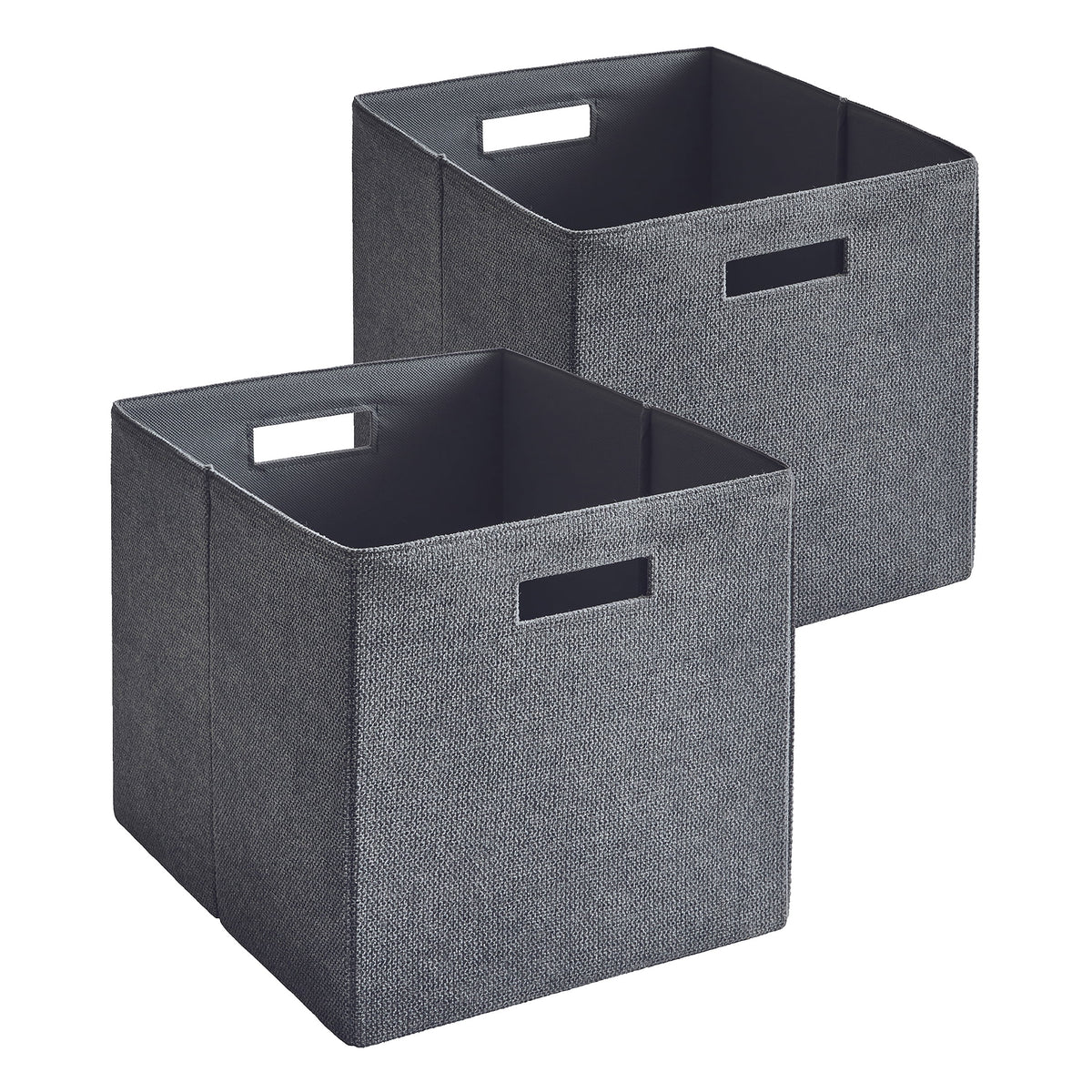Velmora™ Fabric Cube Storage Bins, Natural, 2 Pack