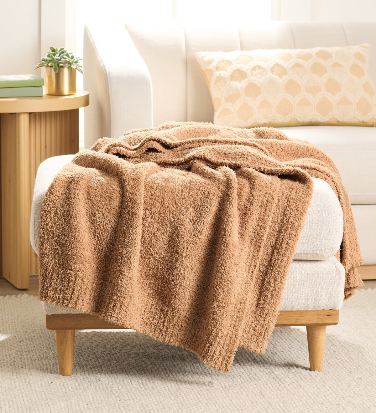 Velmora™ Cozy Knit Throw Blanket, Blue Silver, 50 x 72 in