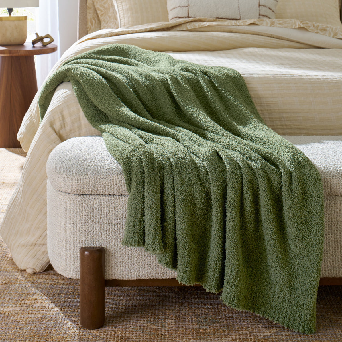 Velmora™ Cozy Knit Throw Blanket, Blue Silver, 50 x 72 in