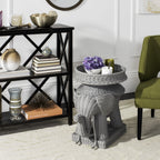 Velmora™ Balford Elephant Storage Accent Table with Tray Top, Natural