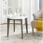 Velmora™ Ben Mid Century Lacquer Tray Top Side Table