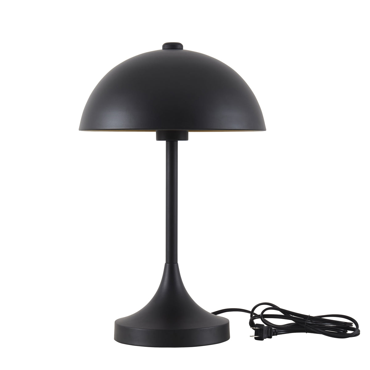 Velmora™ Modern Dome 18 in Touch On/Off Table Lamp, Brass
