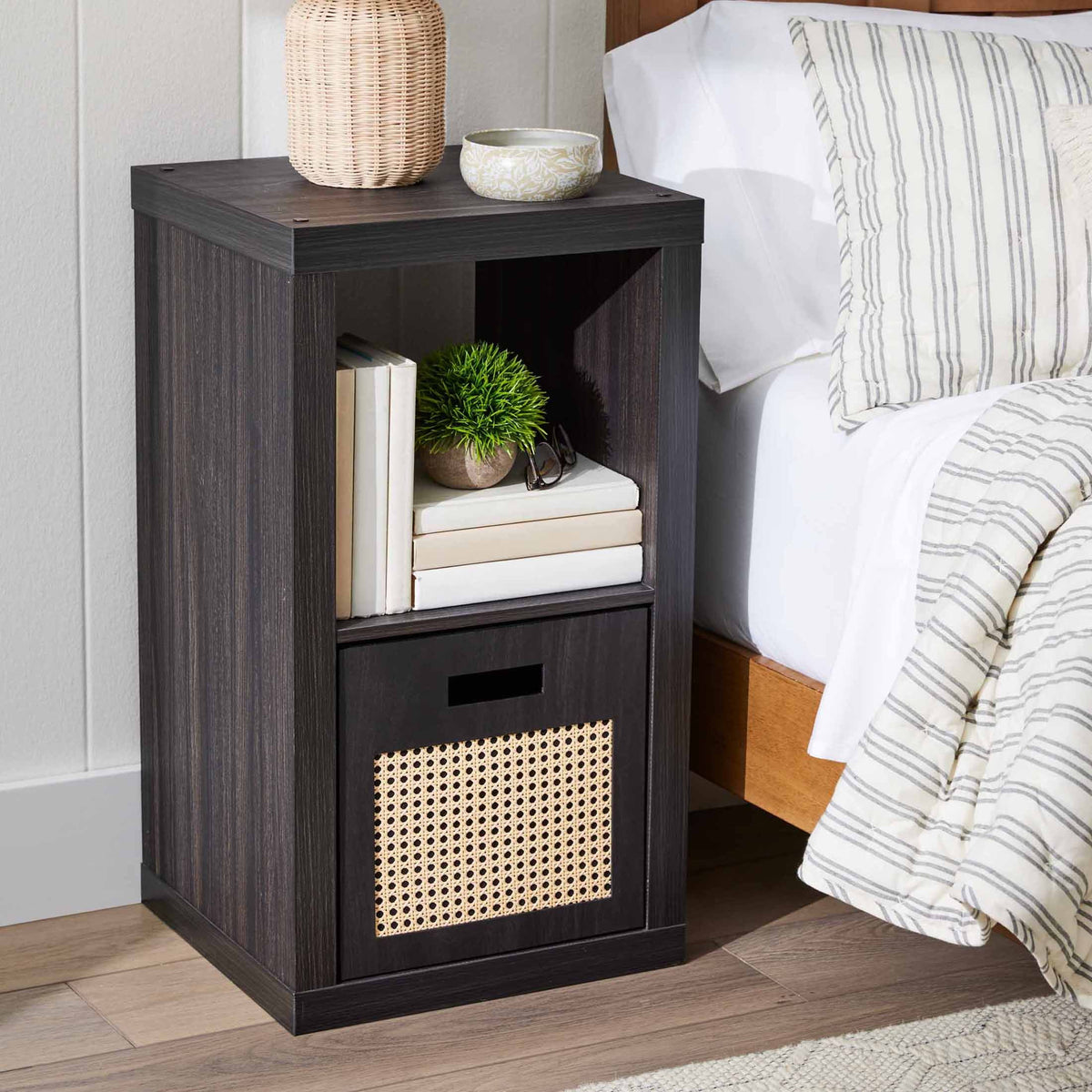 Velmora™ 2 Cube Storage Organizer, Textured White