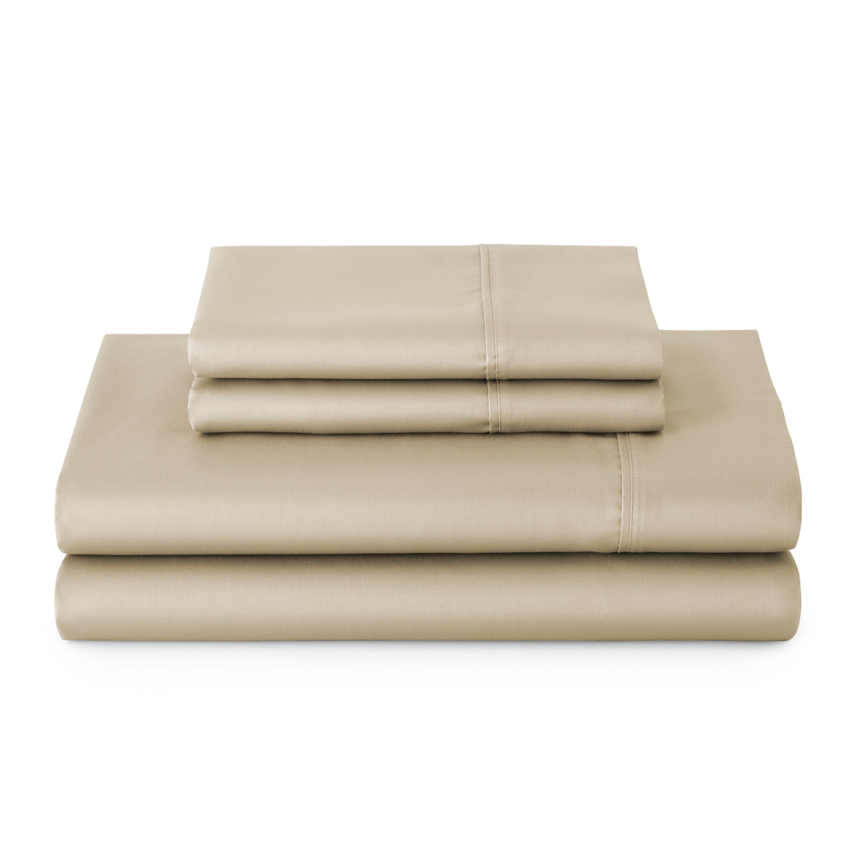 Velmora™ 4-Piece 300 Thread Count Bashful Blooms Cool Cotton Sateen Bed Sheet Set, Queen - Deep Pocket