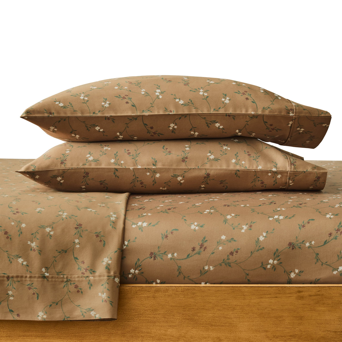 Velmora™ 4-Piece 300 Thread Count 100% Cotton Sateen Sheet Set, Soft Sea, Queen