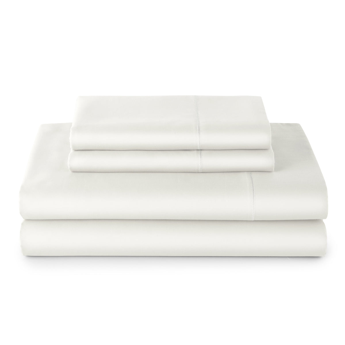 Velmora™ 4-Piece 400 Thread Count Vanilla Dream Performance Bed Sheet Set, Queen