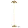 Velmora™ 62" Modern Pull-chain Brass Floor Lamp with Brass Dome Shade