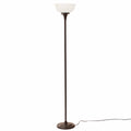 Velmora™ 71" New Ribbed Frosted Glass Oil Rubbed Bronze Floor Lamp, Modern Styling