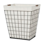 Velmora™ 75L Rectangular Steel Wire Laundry Hamper with Removable Liner, Natural, Adult
