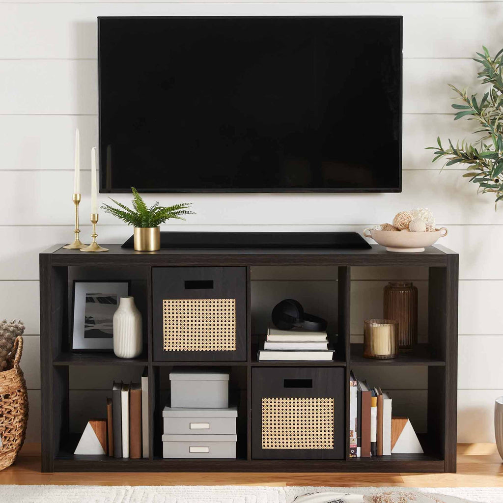 Velmora™ 8 Cube Storage Organizer, Solid Black