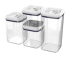 Velmora™ Flip-Tite 4-Pack Square Food Storage Container Set