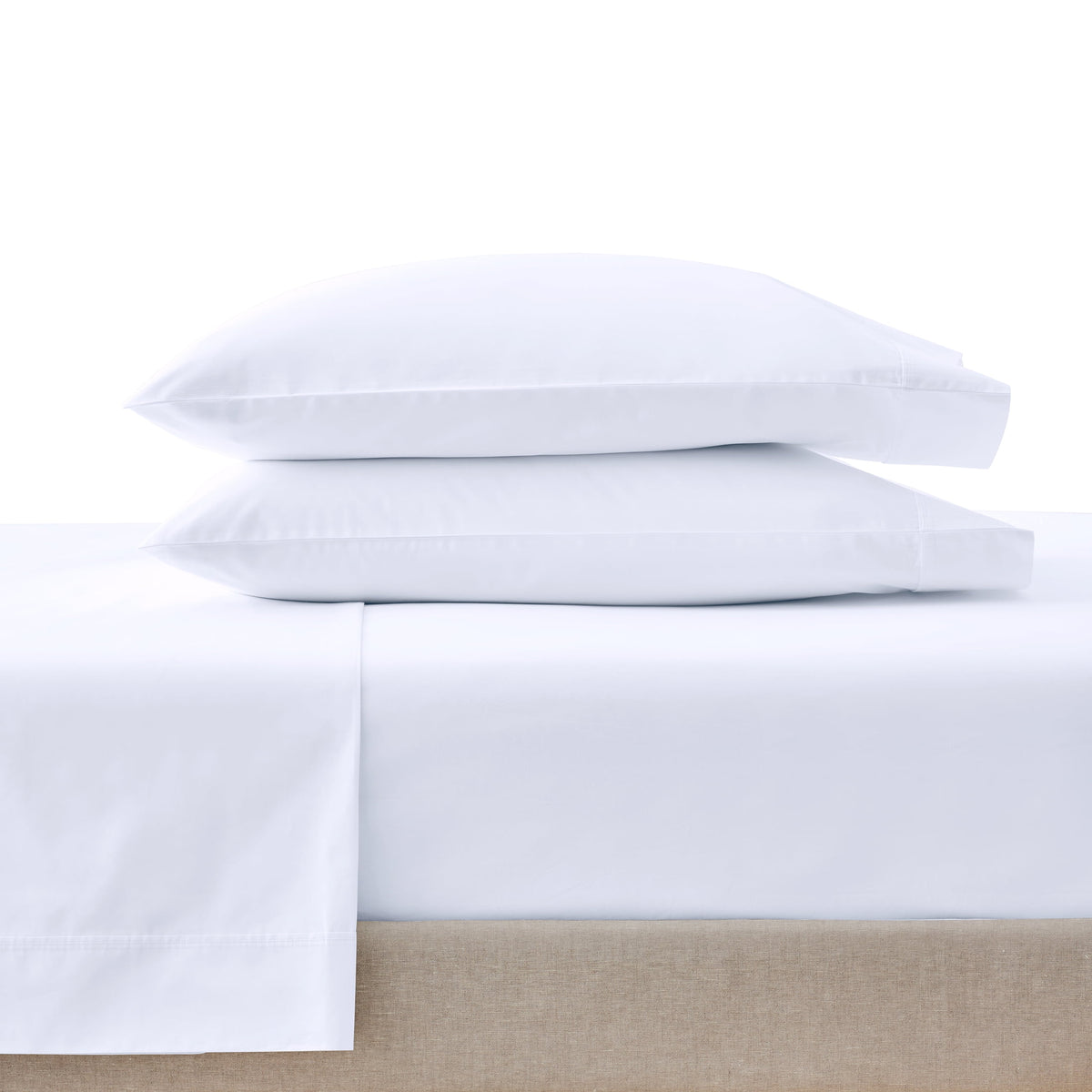 Velmora™ Cool & Crisp 300 Thread Count Cotton Percale Bed Sheet Set, Ziggy Geo Print Gray, Twin