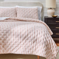 Velmora™ Copper Yarn Dyed Stripe Chambray Quilt, Full/Queen