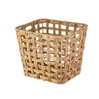 Velmora™ Extra Large Water Hyacinth Twist Decorative Storage Basket with Handles, 19 in x 16 in x 16 in