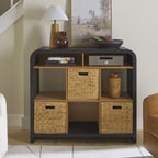 Velmora™ Juliet 6 Cube Storage Organizer, Rich Black