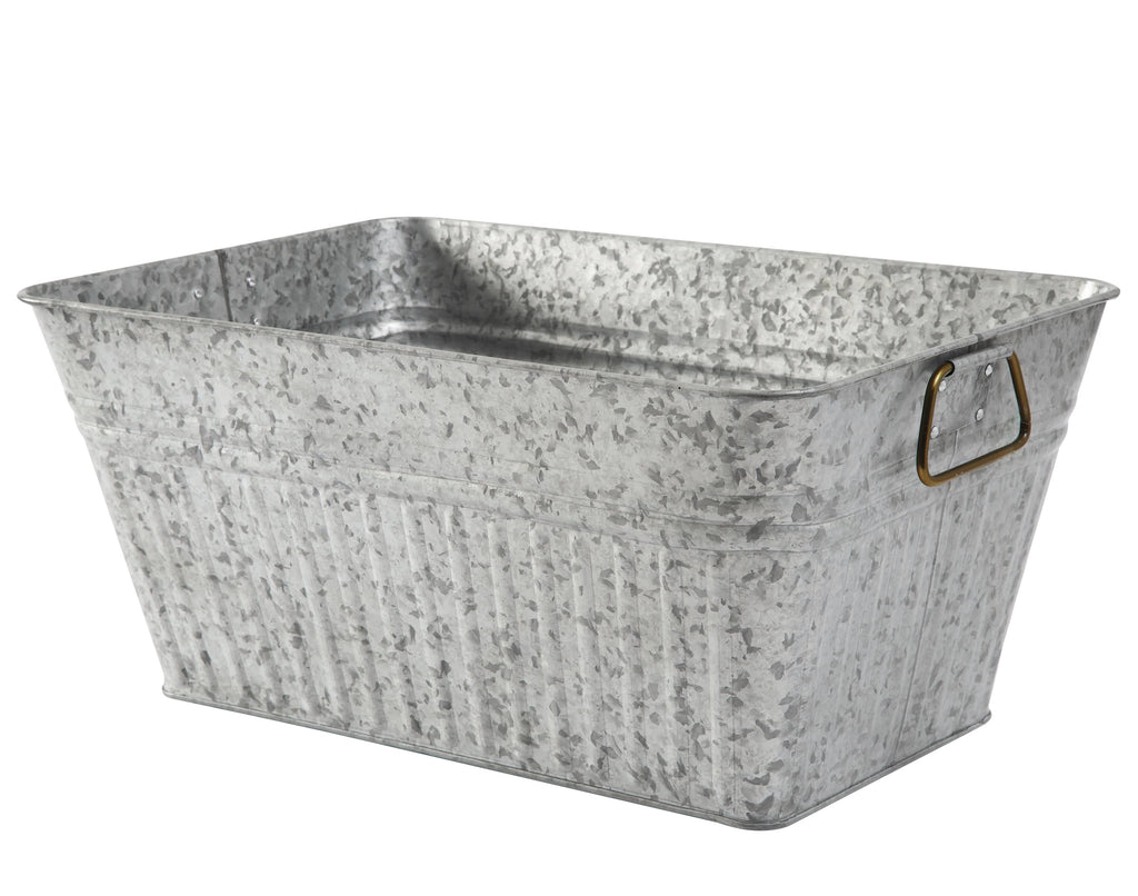 Velmora™ Galvanized Large Rectangle Tub