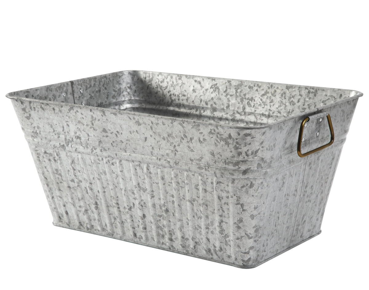 Velmora™ Galvanized Large Rectangle Tub