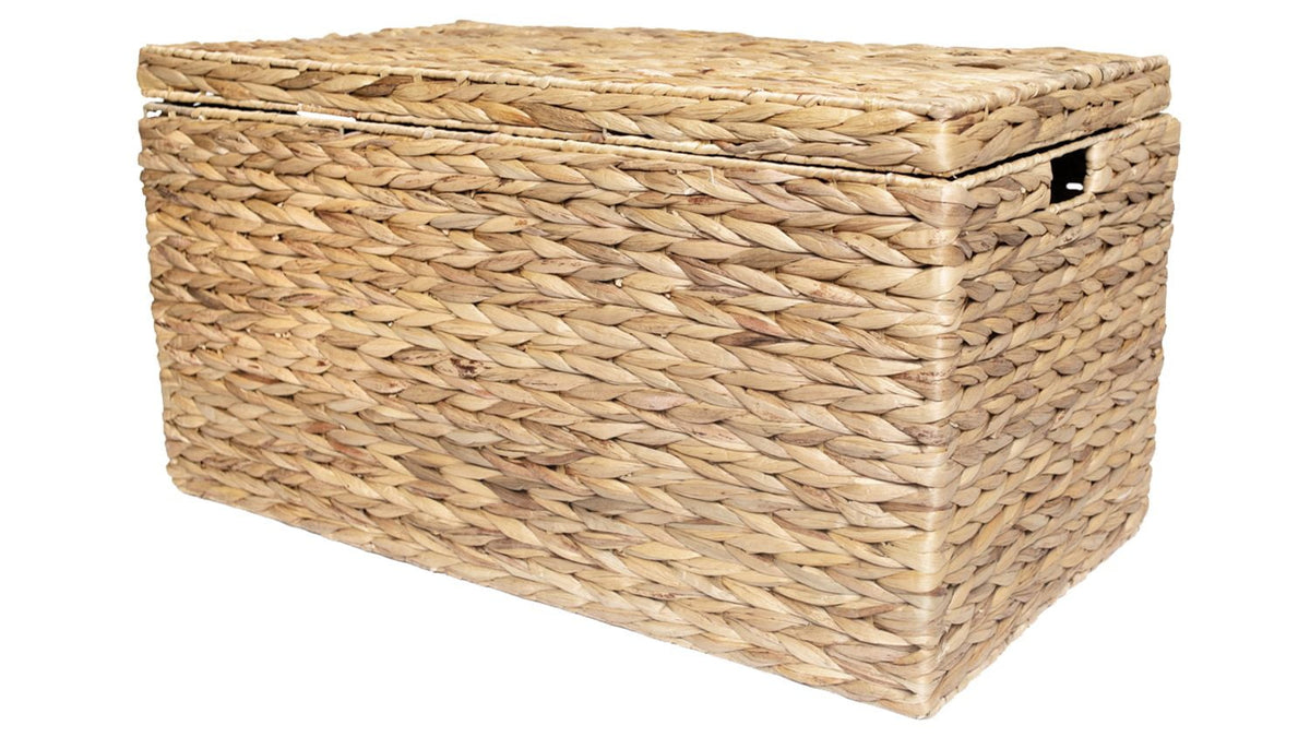 Velmora™ Natural Water Hyacinth Storage Trunk, Large