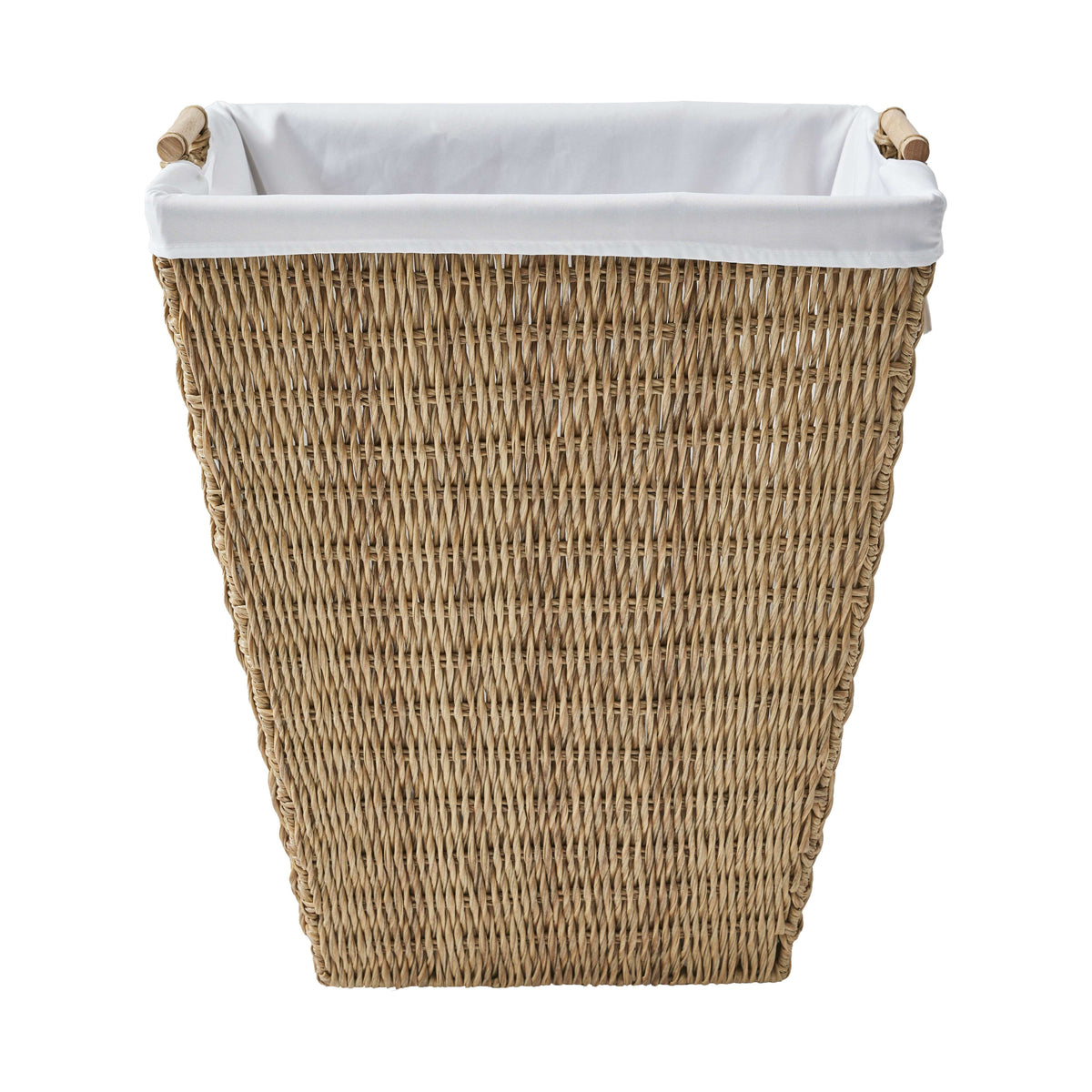 Velmora™ Resin Poly Rattan Laundry Hamper with Fabric Liner, Adult