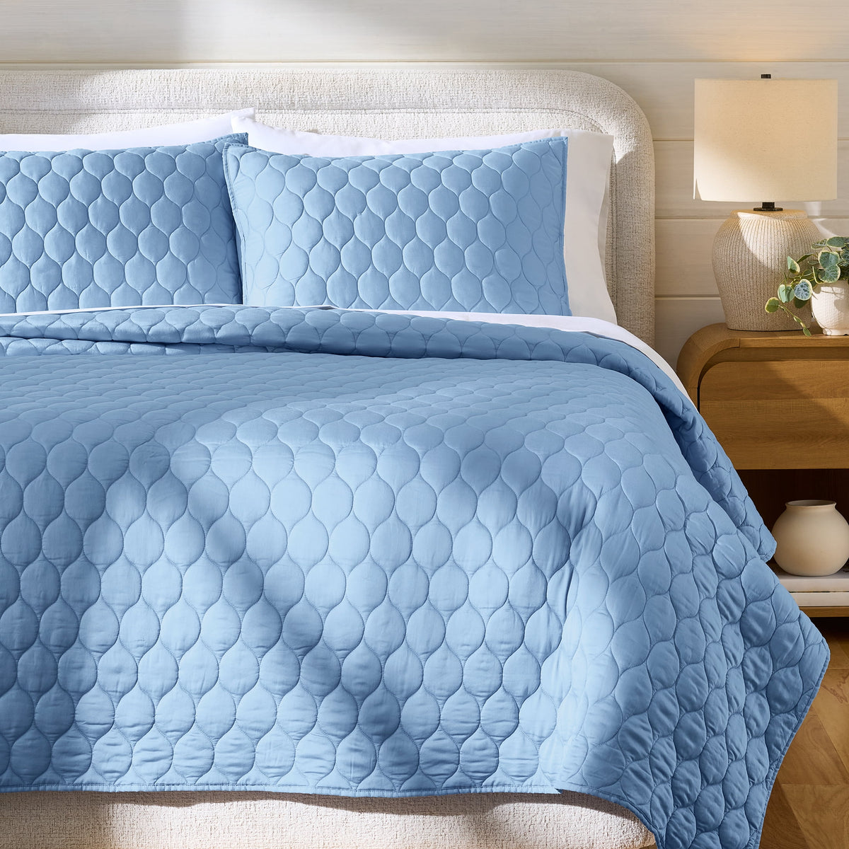 Velmora™ Tencel Quilt, King, Silver Grey, Soft Touch Bedding