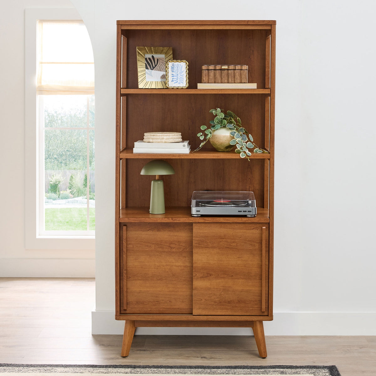 Velmora™ Greyson Bookcase, Acorn Finish