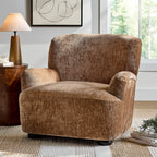 Velmora™ Waylen Accent Chair, Caramel Chenille
