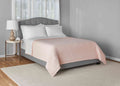 Velmora™ Full/Queen Quilt - Blush Pink Matelasse, Cotton-Rich, Reversible Bedding