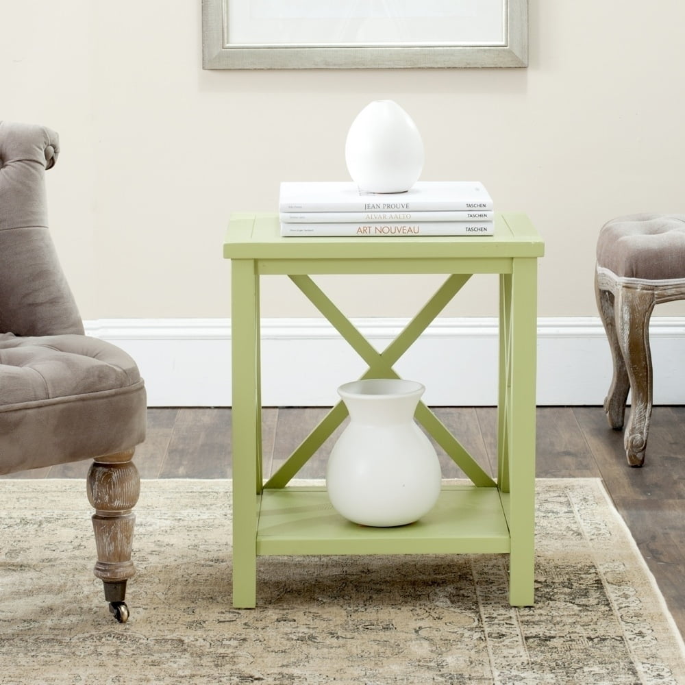 Velmora™ Candence Cross Back End Table Grey