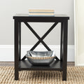 Velmora™ Candence Nautical Cross Back End Table, Dusty Green