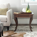 Velmora™ Colman Traditional One Drawer Storage Side Table, Brown