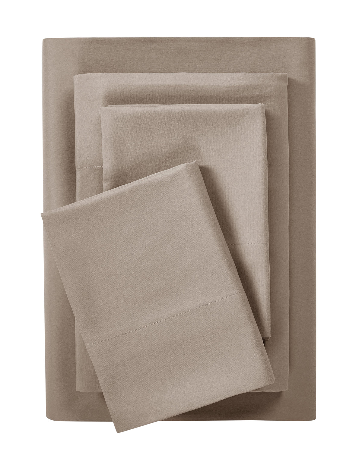 Velmora™ Comfort Chill Microfiber Bed Sheet Set, Queen, Rich Black, 4 Piece