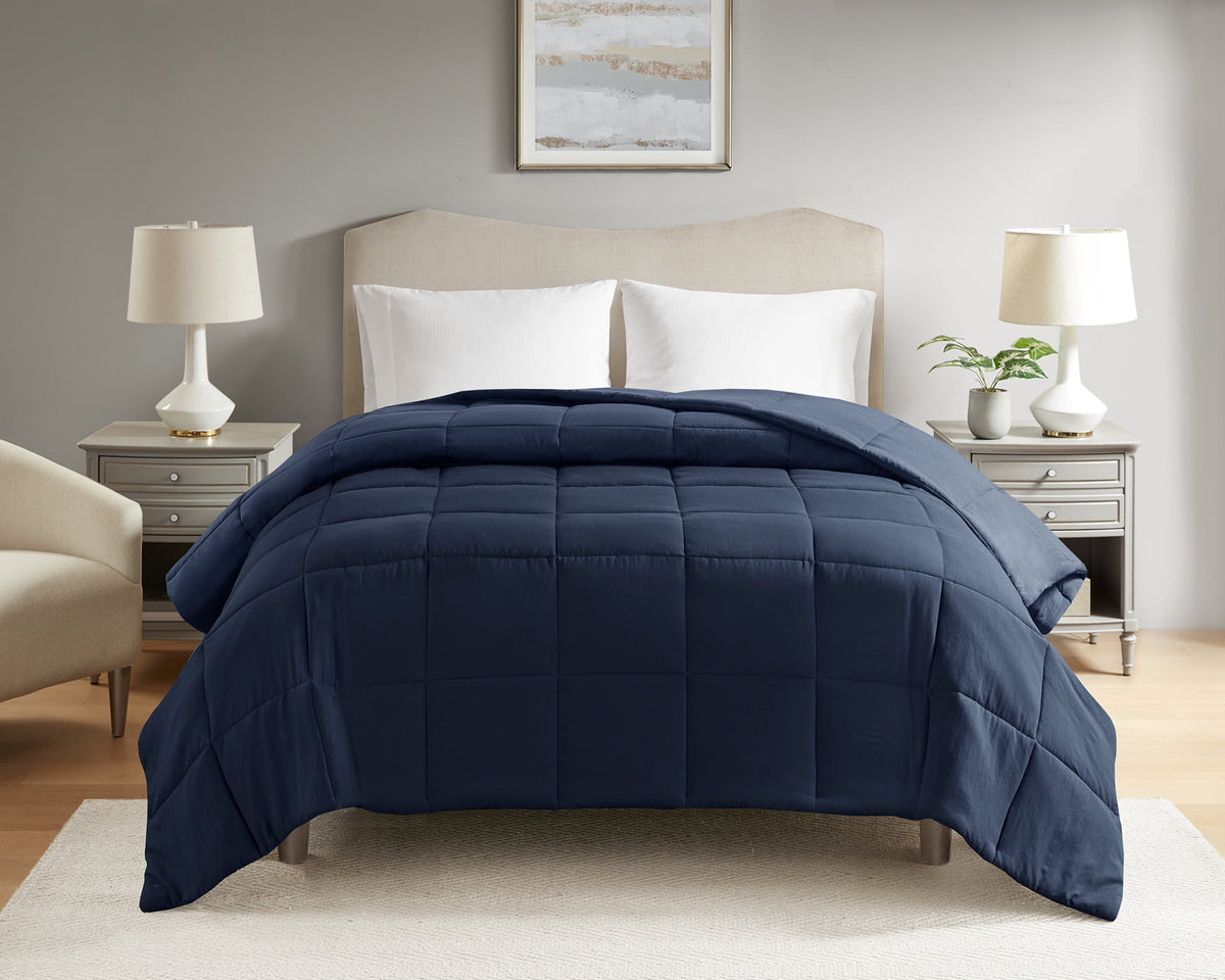 Velmora™ Full/Queen Comforter, Down Alternative, All-Season, White